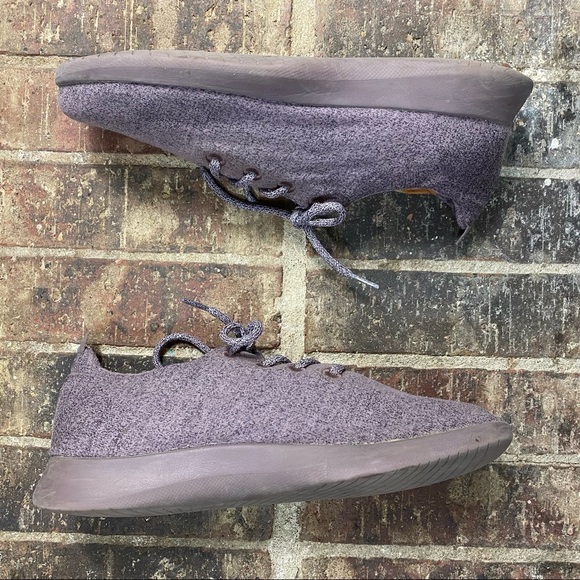 Allbirds Men Purple Muave The Wool Runners Active Running Sneaker Shoes Laces 12 - Picture 2 of 9